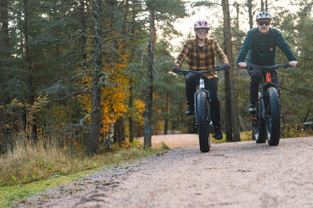 Sähköfatbike-ajelu Pohjois-Karjalan metsäpoluilla
